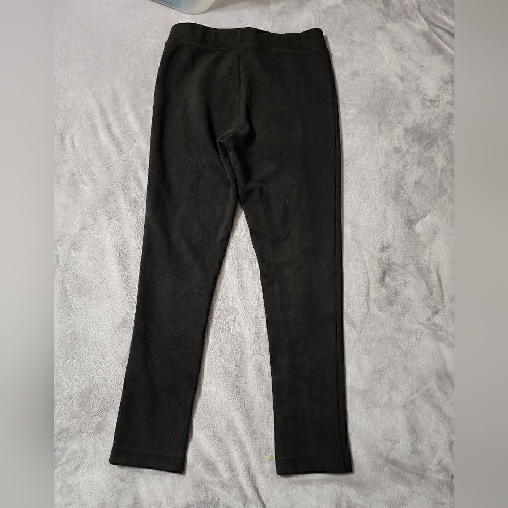 Women's Andrew Marc Black Velvet Stretchy Comfy Dressy Pants Medium - Picture 4 of 7